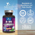B Complex Vitamins with Vitamin B1 B2 B3 B6 B12 B100 C & Folic Acid - Supplement for Energy, Brain, & Immune Support - Super B Vitamin Complex for...