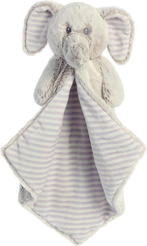 ebba Aurora® Snuggly Cuddlers Luvster™ Elvin Elephant Baby Stuffed Animal - Comforting Companion - Security and Sleep Aid - Gray 16 Inches...