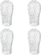 4-Pack 3.5" Expandable Aluminum Downspout Gutter Guards - Leaf & Debris Filter Strainers to Prevent Blockages, Fits Most Gutters...