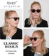 Eyekepper Key Hole Style Spring-Hinged Round Bifocal Sunglasses Sunshine Readers Black-Tortoise +2.0...