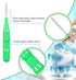 350 Pieces Interdental Brush Tooth Floss Tooth Cleaning Tool Toothpick Dental Tooth Flossing Head Oral Dental Flosser Teeth Soft Dental Picks Refi...
