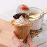 HANSGO 14PCS Hammered Coffee Spoons, Stainless Steel Espresso Spoons Gold Tea Spoons for Dessert Coffee Tea...