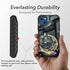 LANJINDENG Compatible with iPhone 15 Plus Case Golden Starry Moon Butterfly Design for Women Girls, Military Grade Shockproof Bumper Anti-Scratch ...