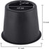 BTSD-home Round Bed Risers 4 inch Heavy Duty Furniture Risers Table Chair Risers Lift up to 10000 Pounds Rise up 3.5 inch Set of 4 Pieces (Black)...