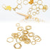 30PCS Hexagon Knitting Stitch Markers Lightweight Zinc Alloy Crochet Locking Needle Clip for DIY Sewing Weaving...