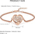 shajwo Cremation Jewelry Tree of Life Heart Urn Bracelet for Human Ashes for Women Men Adjustable Memorial Keepsake Link Bracelet...