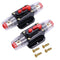 30 Amps Audio Inline Circuit Breaker Reset Fuse, 12V-24V DC Manual Reset Inline Fuse Holder for Car Marine Trolling Motors Audio, Stereo Switch an...