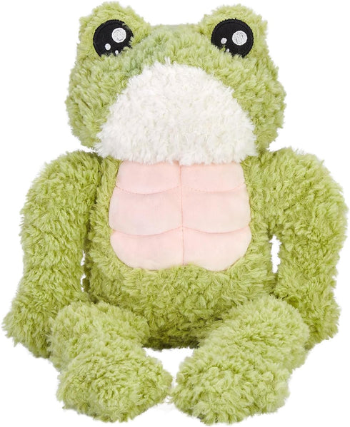 Lovely Supersoft Green Muscle Frog Plush,Funny Huggable Froggy Dolls,Adorable PlushFrog for Kids, 13.8...