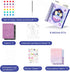 MiDeer Fashion Design Sketchbook with Watercolor Painting, Princess Dress-up Activity Book with Stencils and Stickers, Fashion Designer Kits for K...