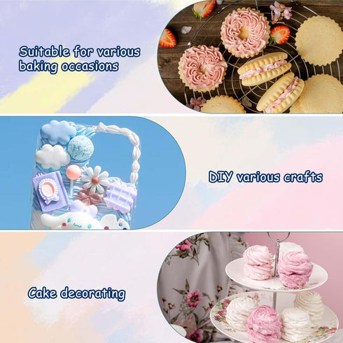 4 Pack Canvas Cloth Piping Bags Reusable Pastry Bags Fabric Icing Bags, Tipless Piping Bags for Baking, 12 inch Cake Piping Bags Cake Decorating B...