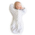 SwaddleDesigns Transitional Swaddle Sack, Arms Up Half-Length Sleeves & Mitten Cuffs, Swaddle for Newborn Transition to Baby Sleep Sack Wearable B...