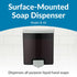 Bobrick Surface-Mounted Soap Dispenser - Manual Wall-Mounted 40 fl oz Capacity Top Fill, ADA Compliant, Vandal-Resistant, Visible Soap Level, All-...