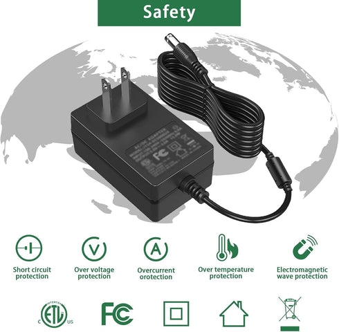 5V Adapter Replacement, Baby Swing AC Adapter Power Cord for Graco Swing Dreamglider/Duoglider/Simple Sway Swing and Nova Baby Swing...