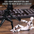 (Assembly Completed) T13 Action Figure, Robot Action Figure, 3D Printed with Full Articulation for Stop Motion Animation, Multi-Jointed Movable, M...