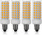 Simba Lighting LED E11 T4 Mini-Candelabra JD Light Bulb 5W 40W to 50W Halogen Replacement (4 Pack) 88SMD2835 Corn JDE11 120V for Chandeliers, Scon...
