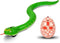 Liberty Imports 16 Inch Remote Control Rattle Snake Toy, Realistic Reptile Robot with Egg Shaped Infrared Receiver, RC Snake Prank Toy Ideal Gift ...