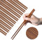 Wooden Chopsticks Reusable Dishwasher Safe 10 Pairs Chinese Asian Korea Iron Wood Handmade Chopstick Natural Healthy for Cooking Eating Restaurant...