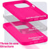 Jmltech for Silicone iPhone 15 Plus Case Heart Women Girly Hybrid with Soft Anti-Scratch Microfiber Lining Protective Phone Cases for iPhone 15 Pl...