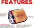 Engine Oil Filter for Car EF4476, Compatible with Select Car Model, Change after 10K Miles Running, Increase Engine Performance and Life, Protect ...