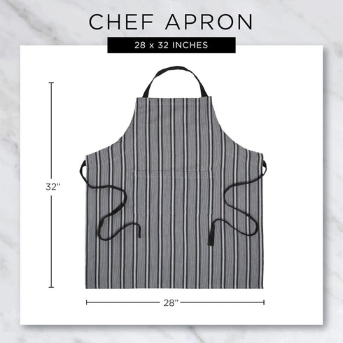 DII Unisex Kitchen Christmas Apron for Women & Men Adjustable Ties and Large Front Pockets...