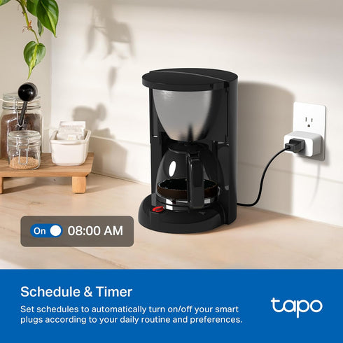 TP-Link Tapo Wi-Fi Smart Plug, ???????????? ????????????????????, Compatible with Alexa & Google Home & Samsung SmartThings, Timer, 15A/1800W Max,...