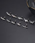 10Pcs 16G G23 Titanium Cartilage Earrings Stud Opal CZ Flower Star Leaf Ball Flat Back Labret Studs Conch Helix Tragus Daith Piercing Jewelry Sets...