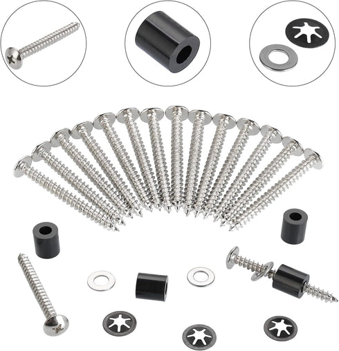 43 Set (172Pcs) Pegboard Mounting spacers and screws Kit, Peg Boards Installation Hardware Accessories. Include Sturdy Screws, Spacers,Washers and...