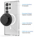 Encased Magnetic Pop Case for Samsung Galaxy S23 Ultra 6.8 (2023) with Magnet Phone Grip Socket (Compatible with MagSafe)...