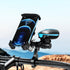 TRIWONDER Bike Handlebar Extender Aluminum Alloy Single Bicycle Handlebar Extension Double Clamp Bike Bracket for Holding Motorcycle E-Bike Lamp S...