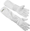 Honey Keeper Beekeeping Gloves, Small - Goatskin Leather with Ventilated Canvas Sleeve and Elastic Cuff...