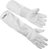 Honey Keeper Beekeeping Gloves, Small - Goatskin Leather with Ventilated Canvas Sleeve and Elastic Cuff...