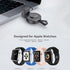 2 Pack Wireless Chargers Compatible for Apple Watch Portable USB Magnetic iWatch Charger,Travel Cordless Charger Fast Charging for Apple Watch Ser...