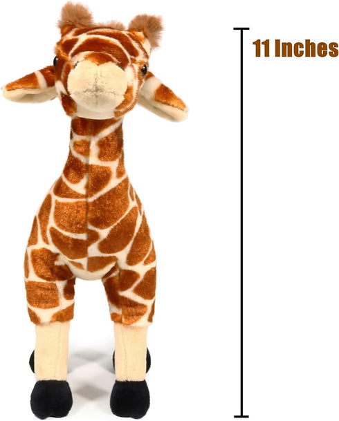 Ice King Bear Wild Animal Small Stuffed Animals Zoo Family Plush Toy (Giraffe 11 Inches)...