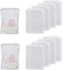 Fish Tank Media Mesh Filter Bag - 10 Pcs Aquarium Filter Bags High Flow Fine Mesh Net with Plastic Zipper for Fish Tank Bio Balls, Pelletized Carb...