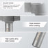 1/2" Shank 1-1/2 inch Cutting Diameter, 1/2 Height T Shape CNC Spoilboard Surfacing Router Bits, Wood Milling Cutter Planing Tool for Woodworking ...
