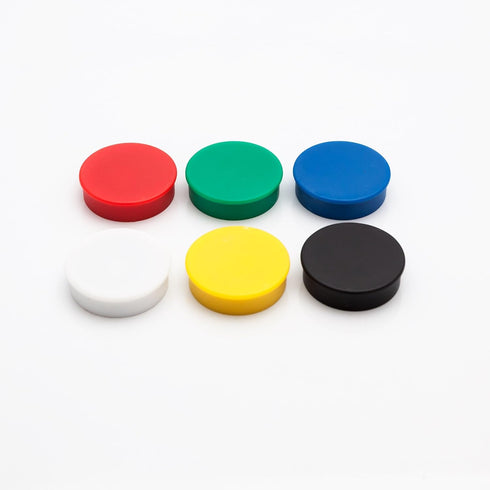 Bullseye Office 24 Round Green Fridge Magnets, Button Shaped, Small Colorful Magnetic Discs for Kitchen, Cabinet or Classroom, Perfect Whiteboard ...