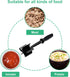 Meat Chopper, Ground Meat Chopper Utensil, Multifunctional Heat Resistant Masher and Mix Chopper for Hamburger Meat, Ground Beef, Turkey and More,...