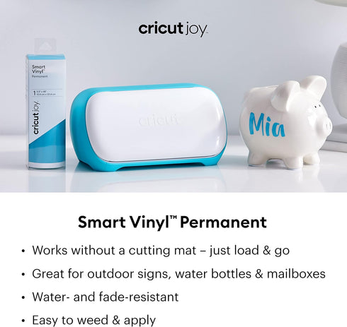 Cricut Joy Smart Permanent Vinyl, Matte Metallic - Elegance Sampler, 3 Sheets (5.5'x18'), Compatible with Joy Machine...