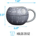 Silver Buffalo Star Wars Death Star 3D Sculpted Ceramic Coffee Mug for Cappuccino, Latte or Hot Tea, 20 ounce, Gray Multicolor SV9195...