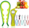 Jar Opener, 6 In 1 Bottle Opener Can Opener for Weak Hands, Jar Openers for Seniors with Arthritis, Multifunctional Lid Opener Kit, Easy Jar Opene...