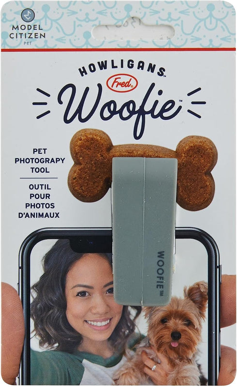 Genuine Fred Howligans Woofie - Pet Selfie Cell Phone Tool, Grey...