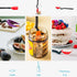 Dreamfarm Mini Supoon Non-Stick Sit-Up Silicone Scraping Cooking Spoon, Jar Scraper Measures 5ml Tsp - 8" Red...