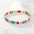 KELITCH Stretch Bracelets Colorful Stackable Tila Bead Bracelets Women Friendship Bracelets Bohemian Jewelry...