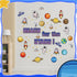 68 Pcs Outer Space Classroom Bulletin Border Decoration Star Cutouts Planet Astronaut Spacecraft Instrument Cutout Reach for The Stars Cutouts for...