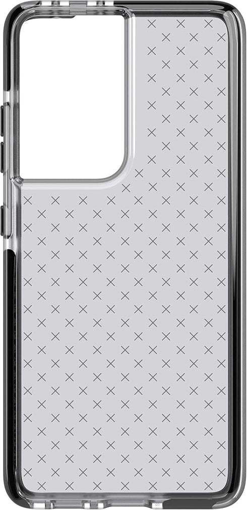 tech21 Evo Check Phone Case for Samsung S21 Ultra 5G - 12 ft. Drop Protection, Smokey/Black...