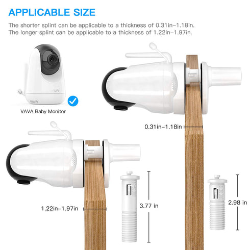Baby Monitor Crib Mount for Hipp Baby Monitor Camera/VAVA Baby Monitor...