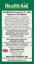 Curcumin 3, 30ct, 600mg Once Daily Tablets, Helps with Optimum Absorption & Bioavailability, Standardized with Piperine...