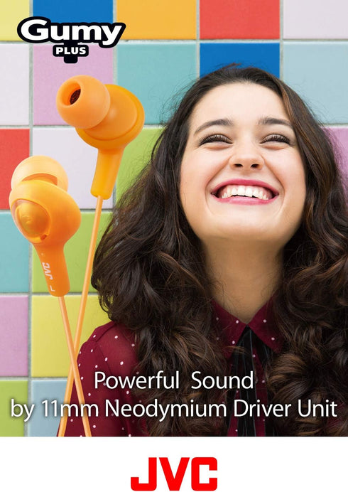 JVC HAFX5G Gumy Plus Inner Ear Headphones (Green)......