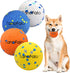 Dog Toy Balls Indestructible Dog Tennis Ball for Aggressive Chewers, 3 Inch Durable Teething Chew Toys Water Toy Interactive Outdoor Fetch Balls f...