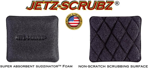 Jetz-Scrubz Original Magic Kitchen Scrubber Sponges Rectangle, Value Pack (6 Pack)...
